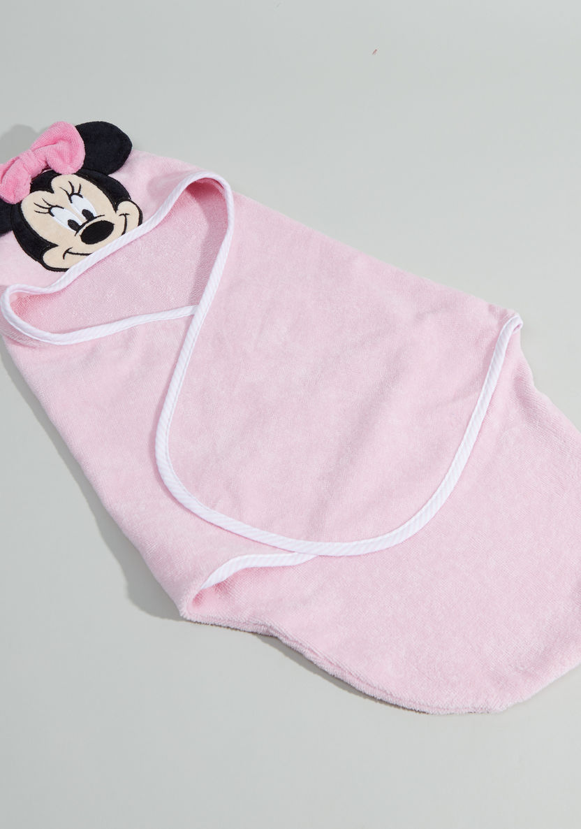 Minnie Mouse Cotton Bath Swaddle - 61x92 cms-Swaddles and Sleeping Bags-image-0