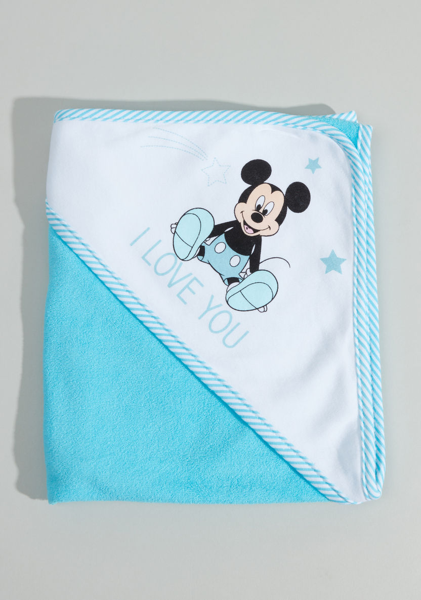 Mickey Mouse Printed 2-Piece Towel - 61x92 cms-Towels and Flannels-image-1