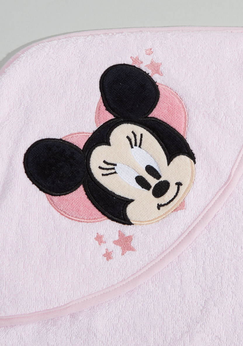 Minnie Mouse Hooded Cotton Towel – 76x76 cms-Towels and Flannels-image-2
