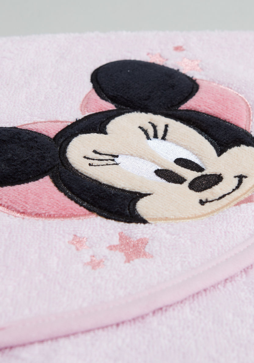Minnie Mouse Hooded Cotton Towel – 76x76 cms-Towels and Flannels-image-3