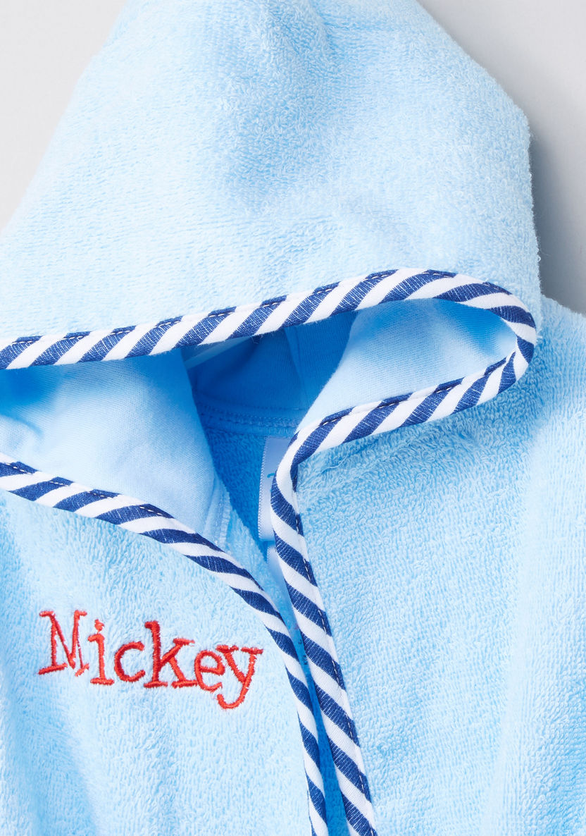 Mickey Mouse Embroidered Bathrobe-Towels and Flannels-image-1