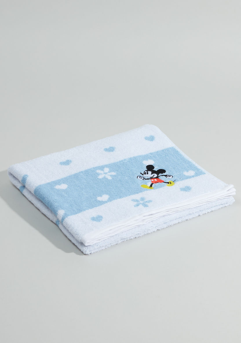 Mickey Mouse Jacquard Towel – 60x120 cms-Towels and Flannels-image-0