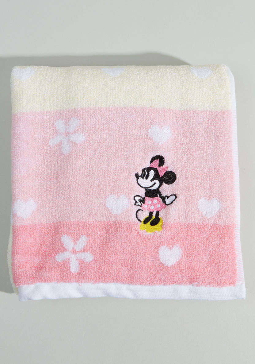 Minnie Mouse Print Beach Towel - 60x120 cms-Towels and Flannels-image-1