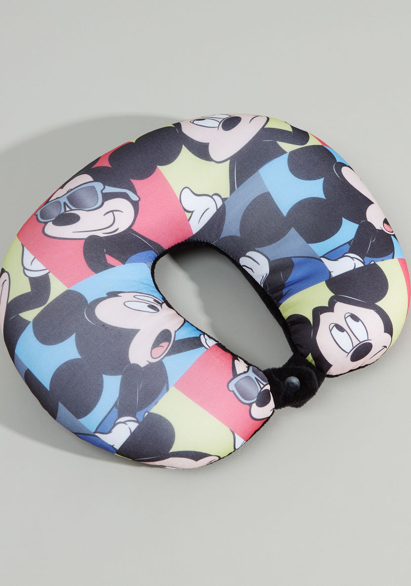 Mickey Mouse Printed Neck Pillow-Toddler Bedding-image-0