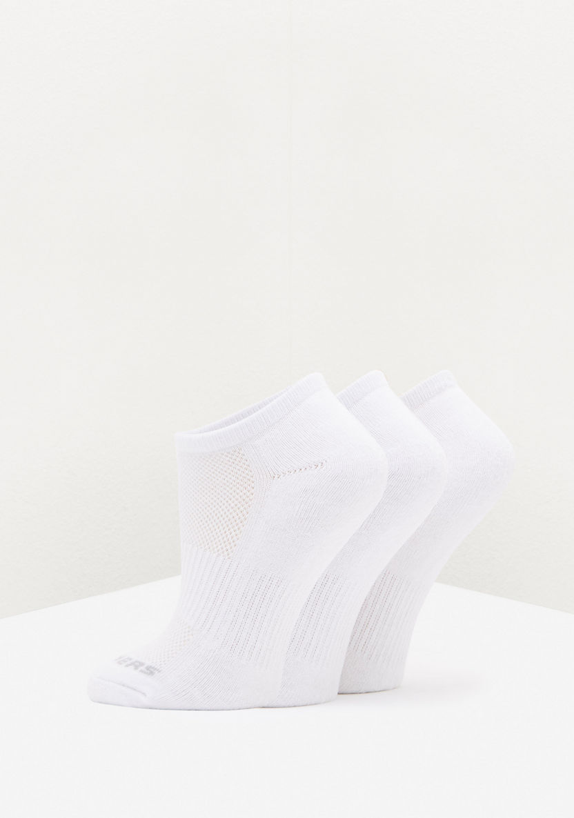 Skechers Kids' Terry Invisible Sports Socks - S111102B-100-Boy%27s Socks-image-1