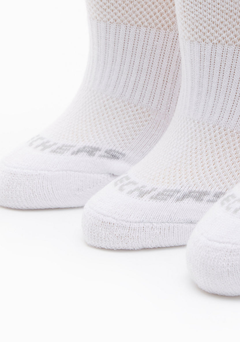 Skechers Kids' Terry Invisible Sports Socks - S111102B-100-Boy%27s Socks-image-2