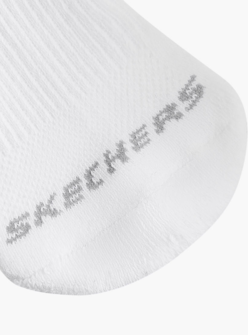 جوارب رياضية تيري غير مرئية للأطفال من سكتشرز - S111102B-100-girls-accessories-socks-image-5