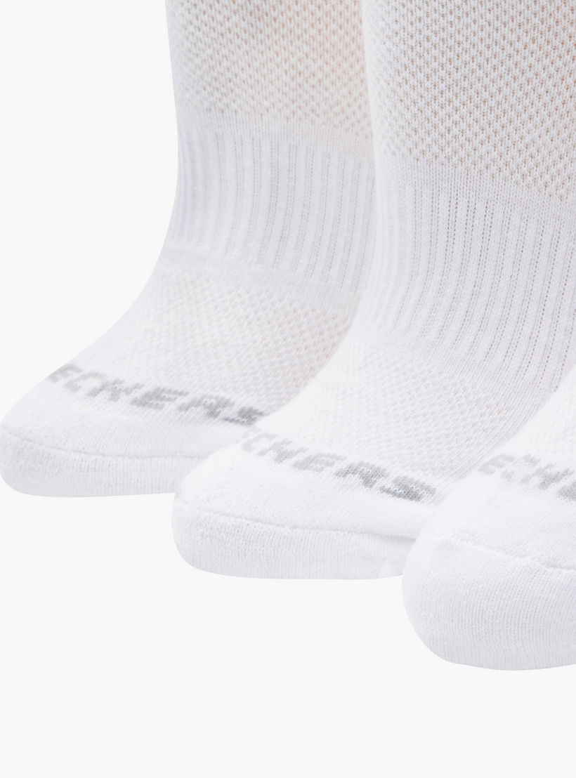 جوارب رياضية 1/2 متوسطة الطول للنساء من سكتشرز - S111035C-100-women-socksandstockings-image-3
