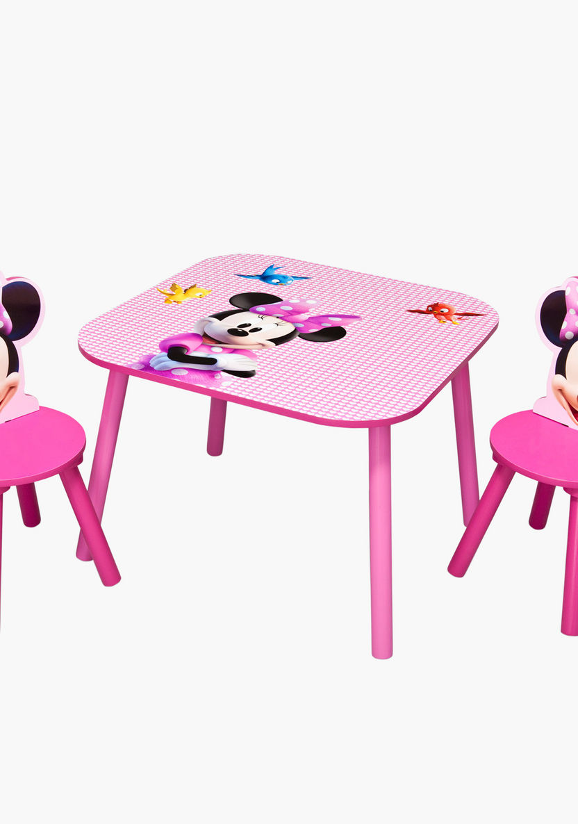 Delta Minnie Mouse Printed 3-Piece Table and Chair Set-Chairs and Tables-image-0