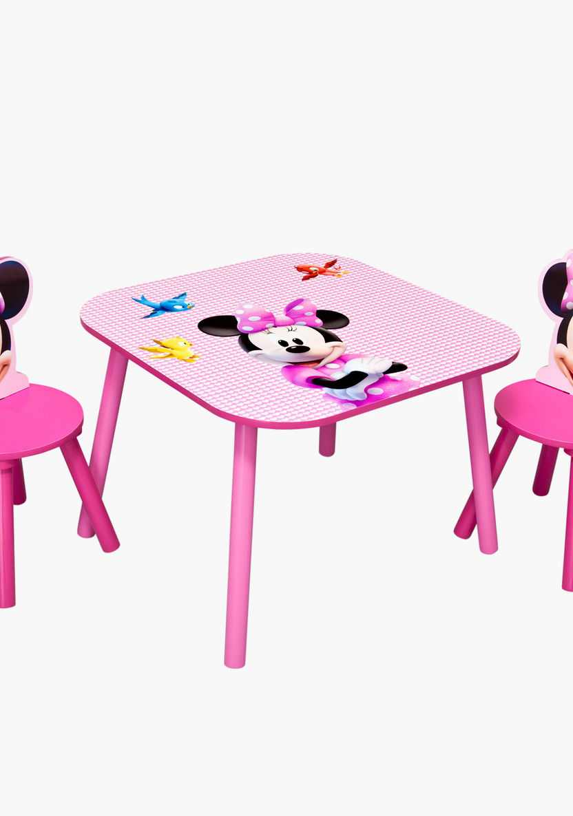 Delta Minnie Mouse Printed 3-Piece Table and Chair Set-Chairs and Tables-image-1