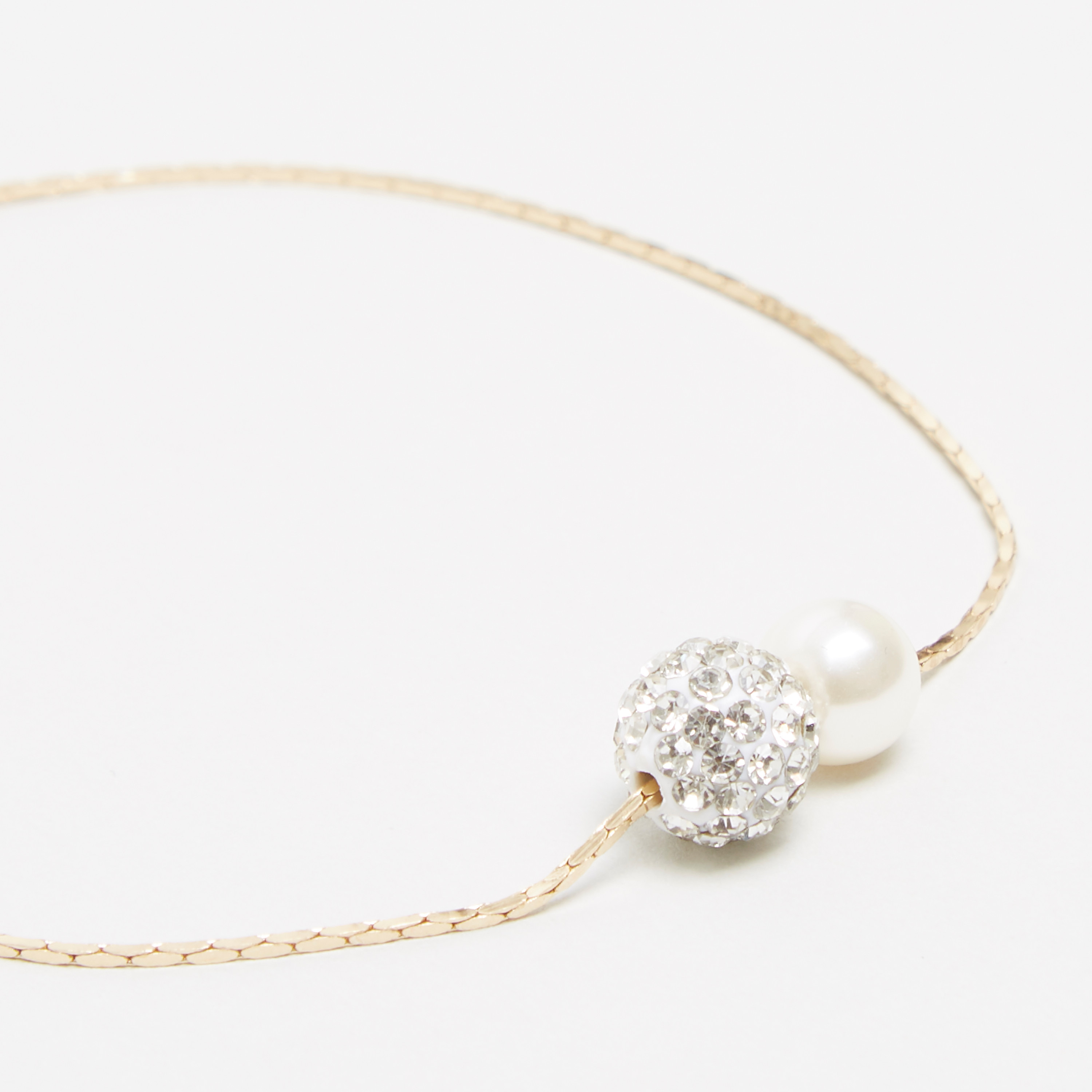 Chain Anklet with Crystal Ball Design-women-watchesandjewellery-jewellery-anklets-image-3