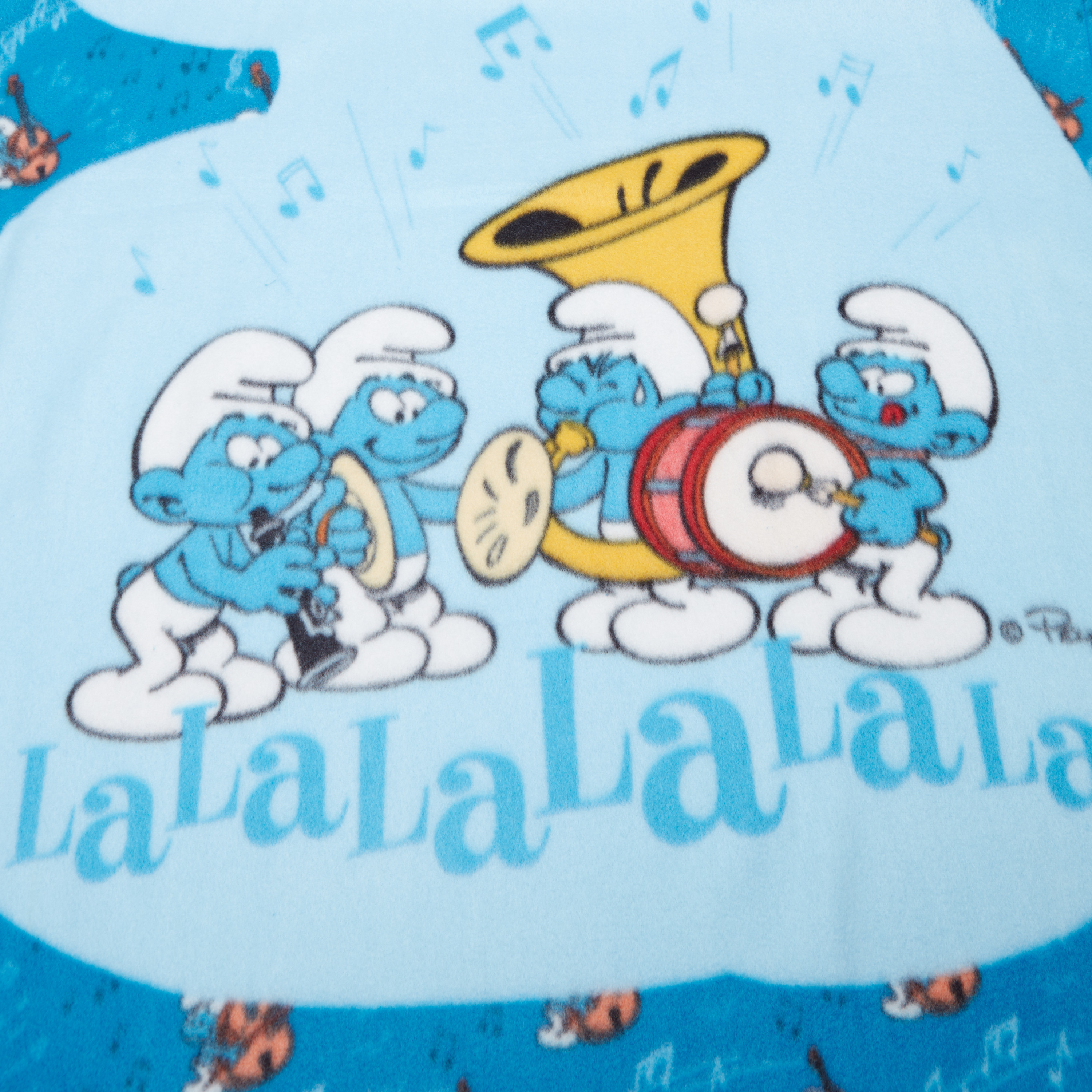 Vtg Astronaut Smurf Sleep good Play Suit Baby