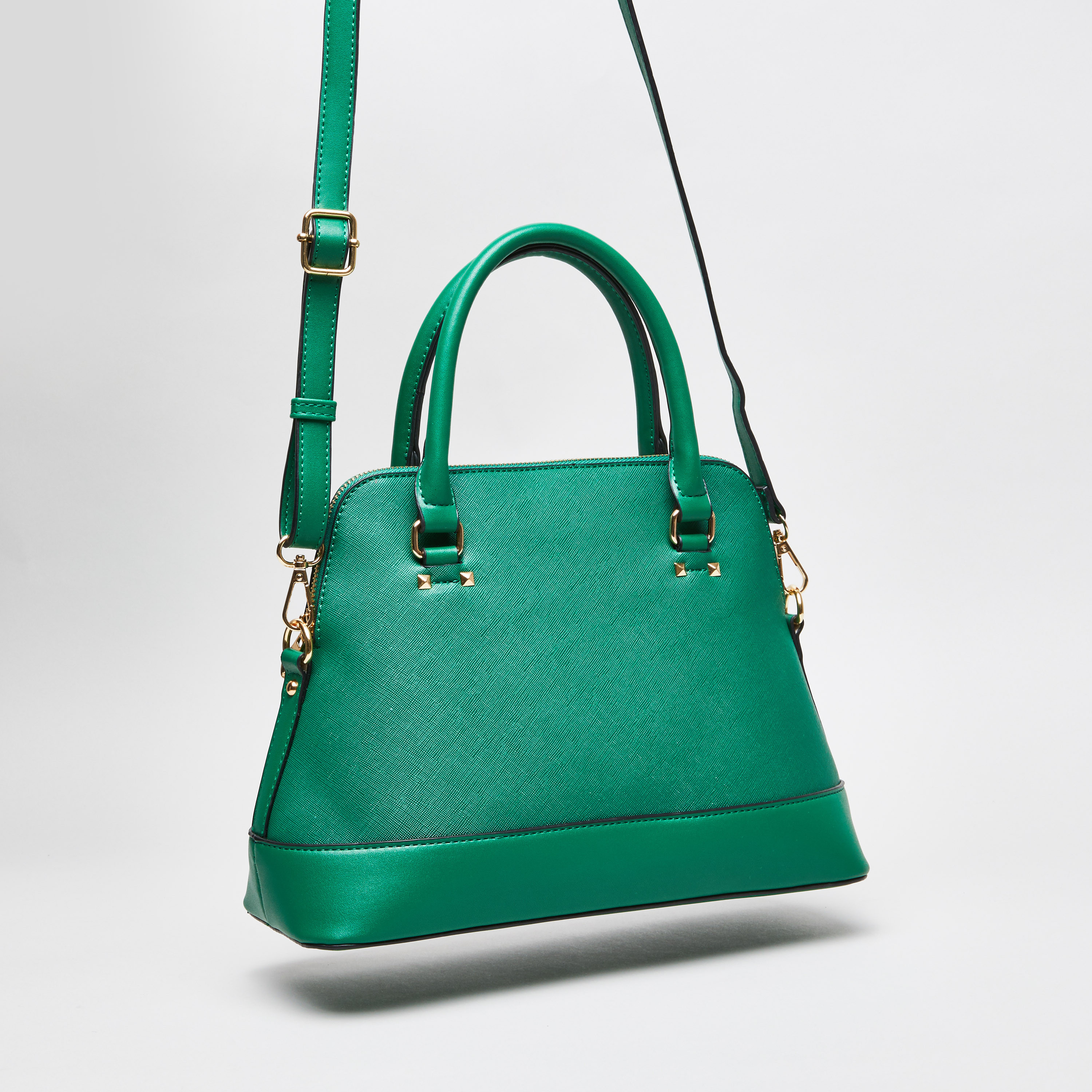 Sasha Dome Bag with Short Handles and Detachable Shoulder Strap-women-bagsandwallets-handbags-image-4