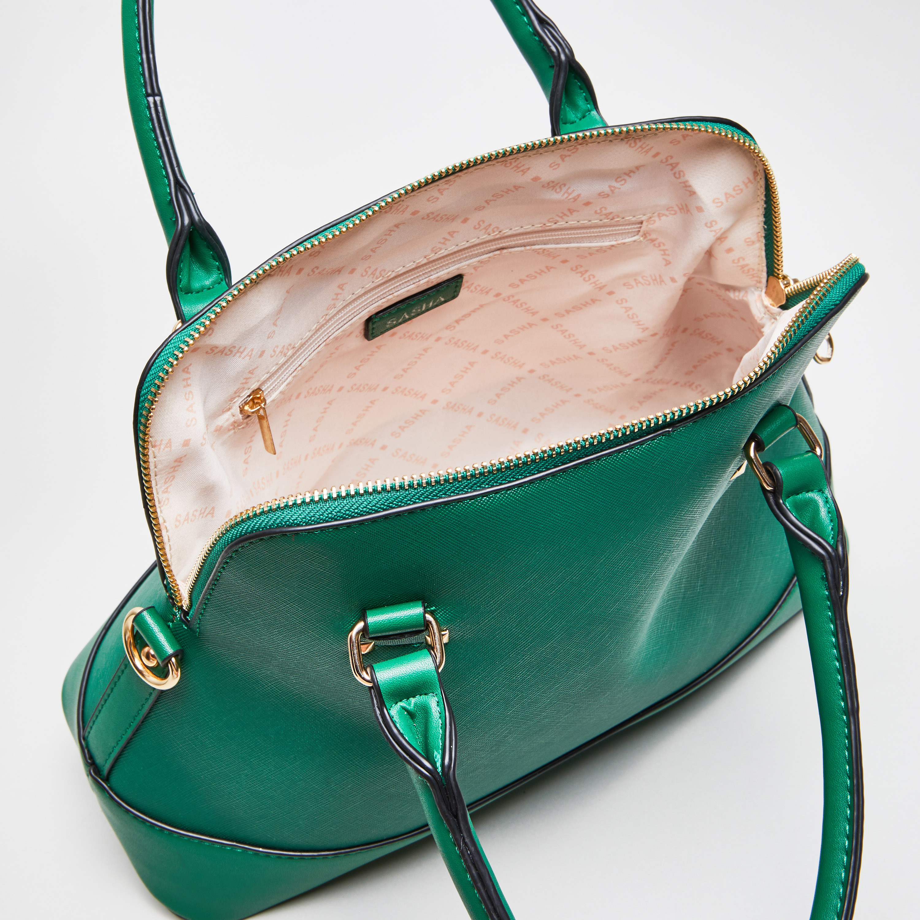 Sasha Dome Bag with Short Handles and Detachable Shoulder Strap-women-bagsandwallets-handbags-image-5