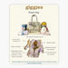 Giggles Textured Diaper Bag with Zip Closure-Diaper Bags-thumbnail-6