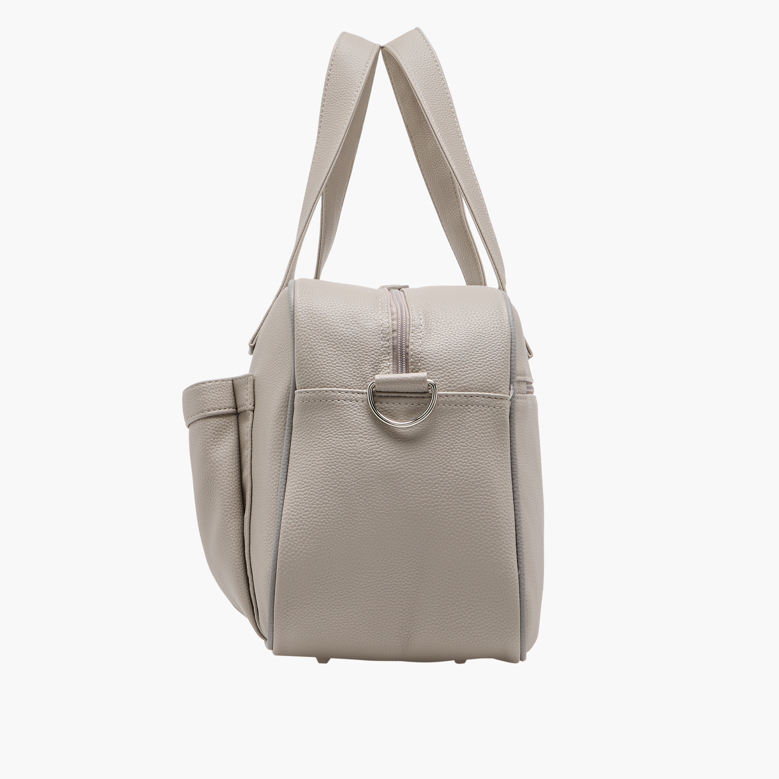 شنطة حفاضات سادة بسحّاب إغلاق ومقابض مزدوجة من جيجلز-baby-diapering-diaperbags-image-6