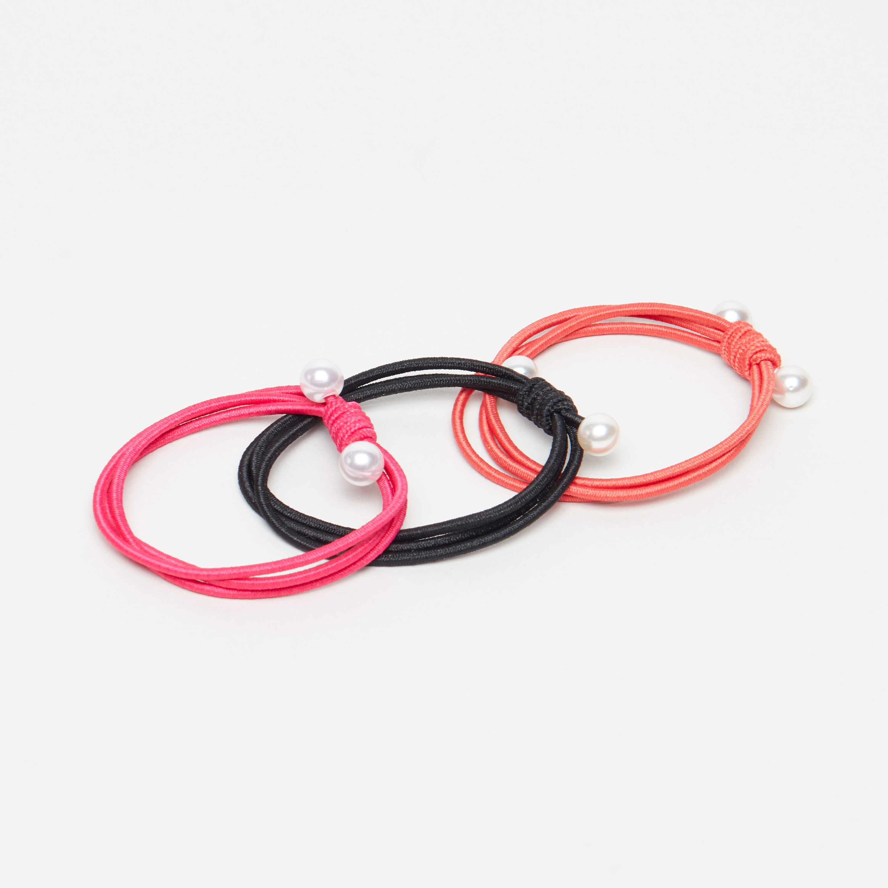Pearl Detailed Hair Ties - Set of 3-women-hairaccessories-others-image-2