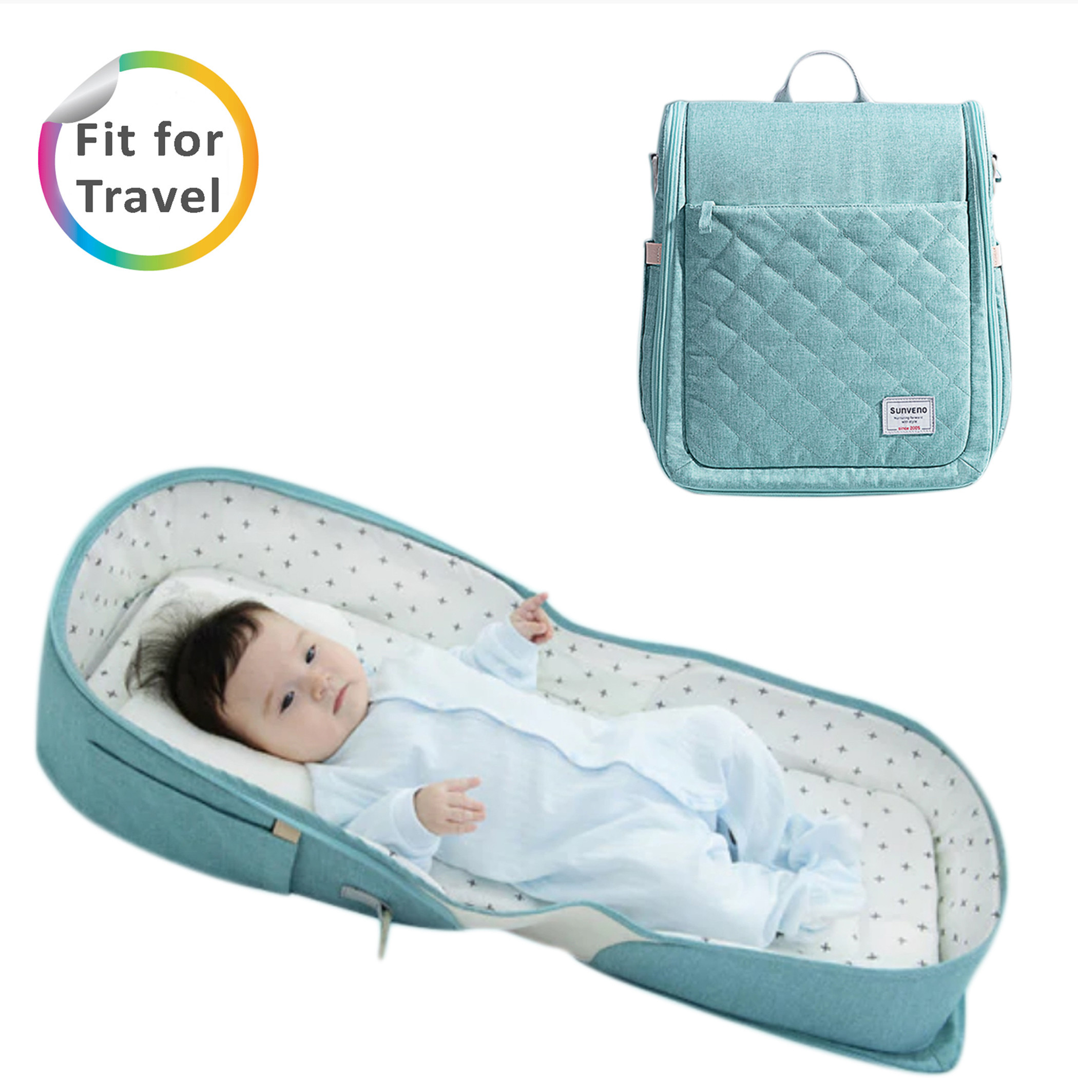 Buy Sunveno Portable Baby Bed Bag for Babies Online in Kuwait Centrepoint