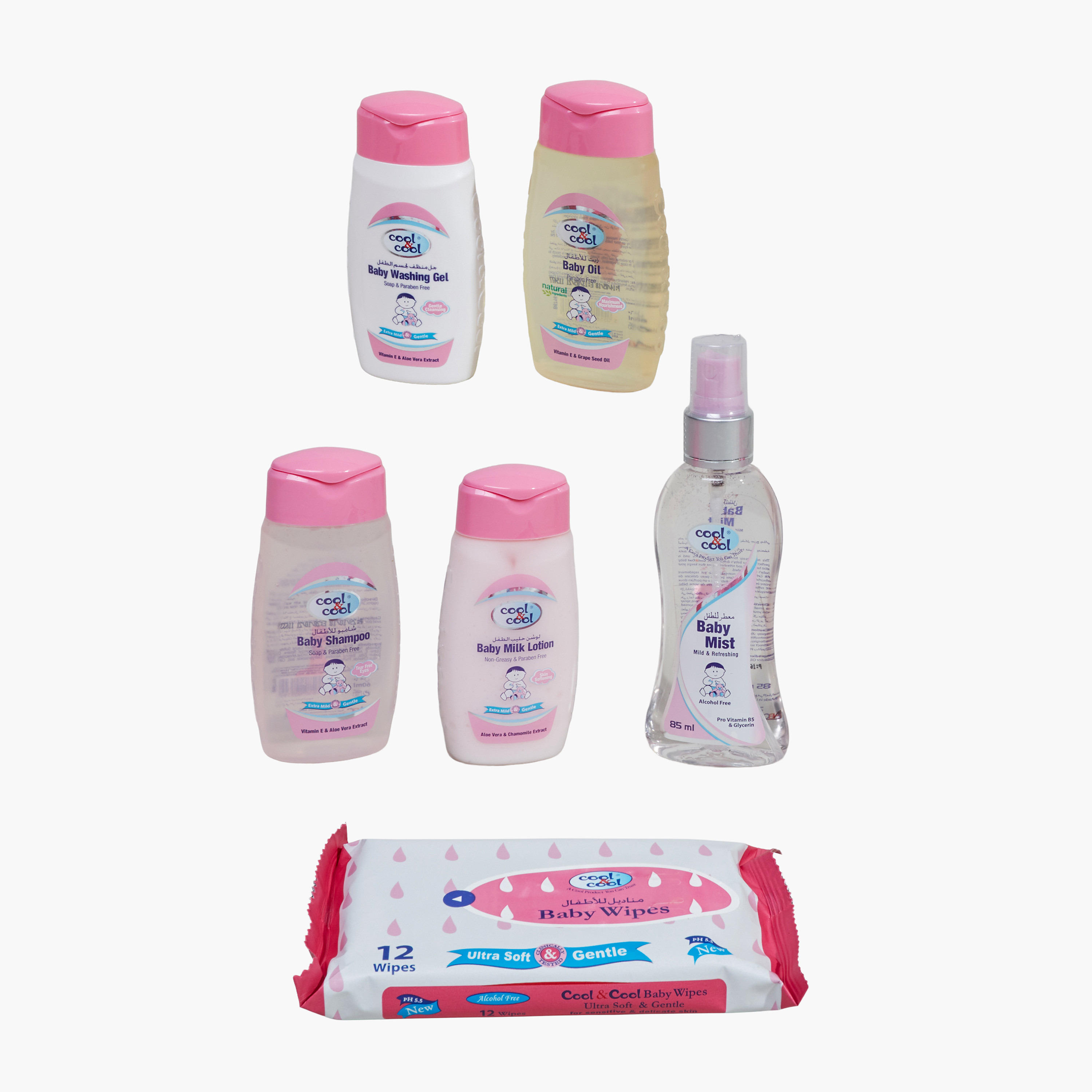 طقم العناية بالطّفل من كول أند كول-baby-bathandcare-hairbodyskincare-image-1