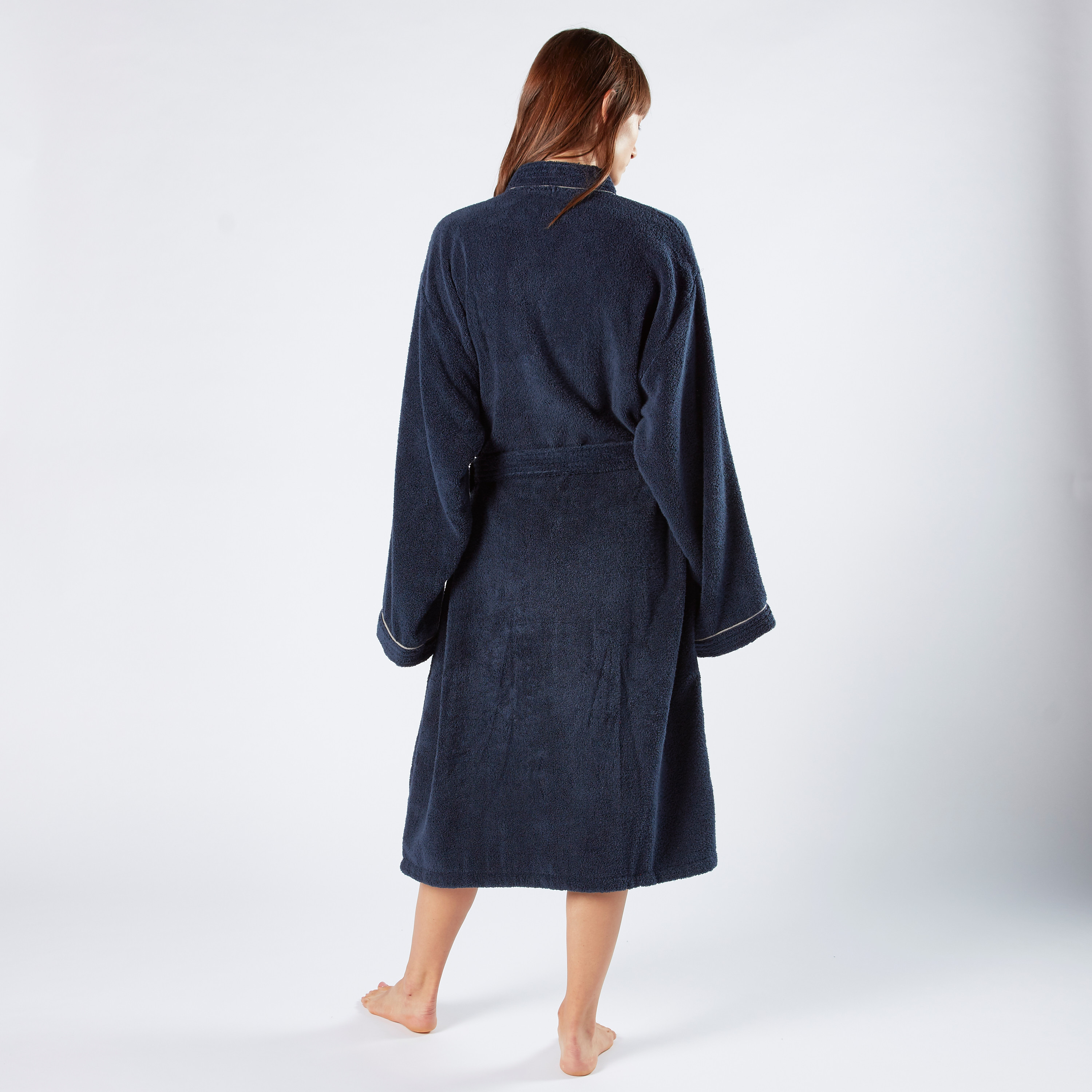 روب حمّام كيمونو مع خيوط بارزة من سيرين - مقاس أم-household-bathandlaundry-bathlinen-bathrobesandslippers-bathrobes-image-2