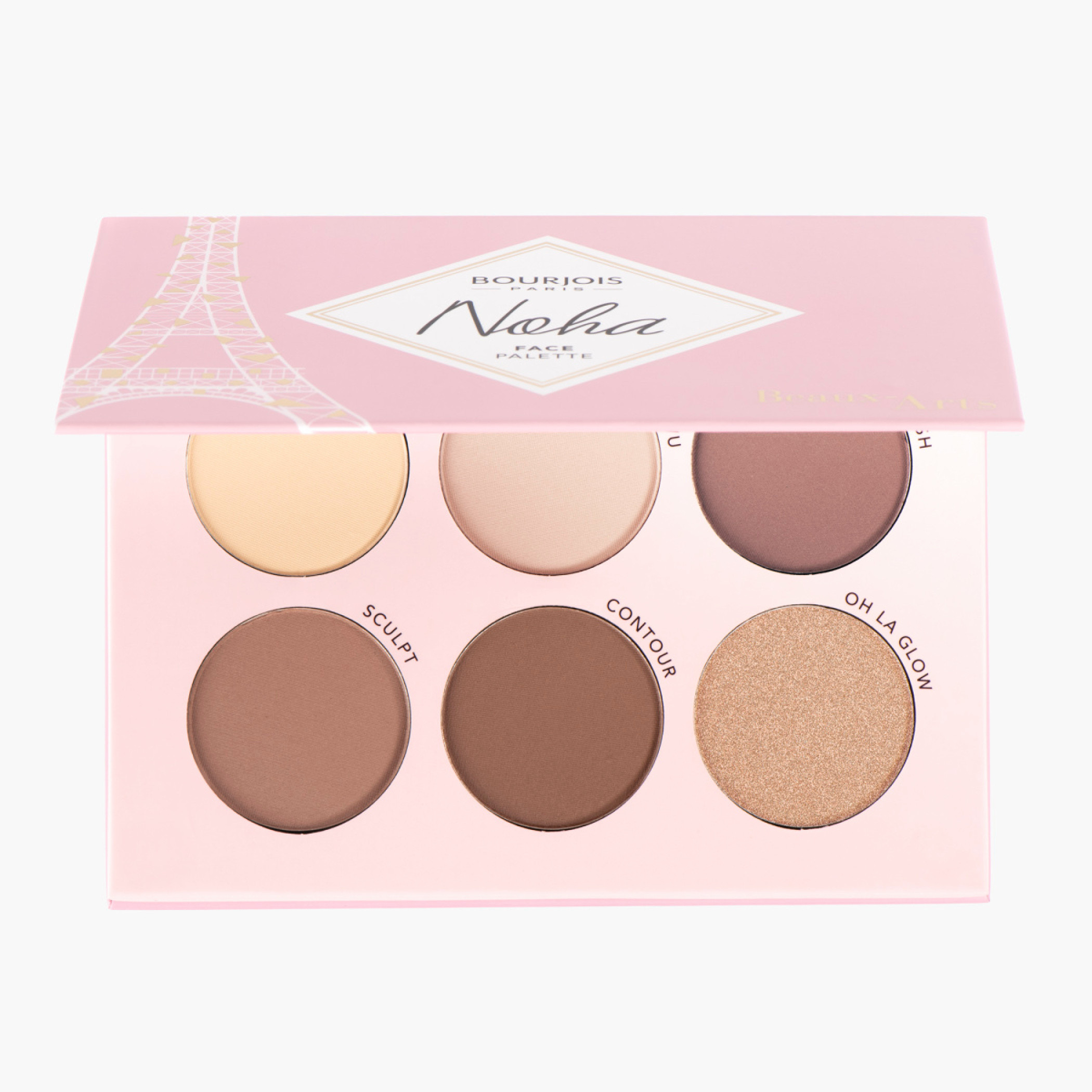 باليت أحمر الخدود نهى من برجوا - 18 جم-beautyandpersonalcare-makeup-face-blushes-image-1