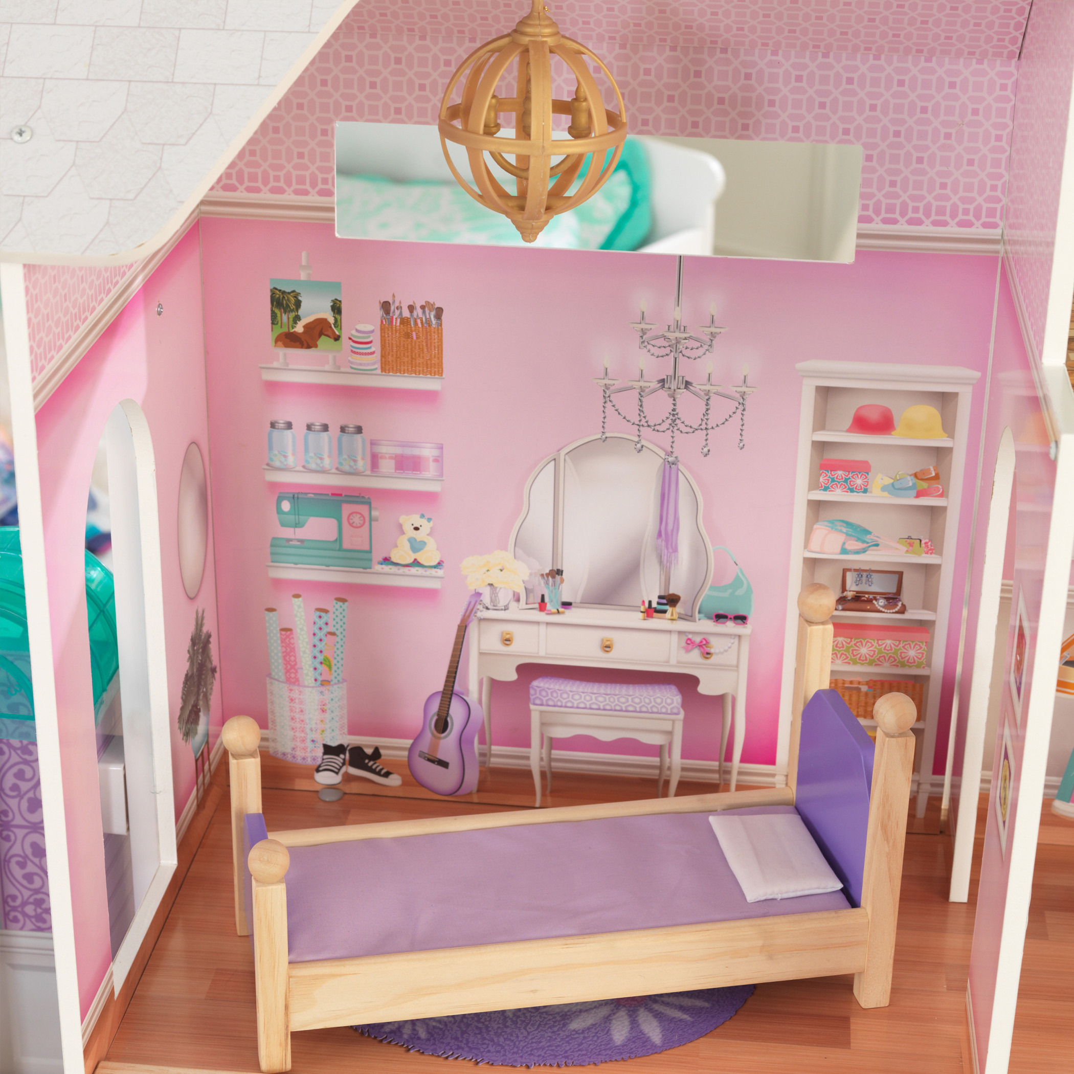 Kidkraft dollhouse rosewood clearance mansion