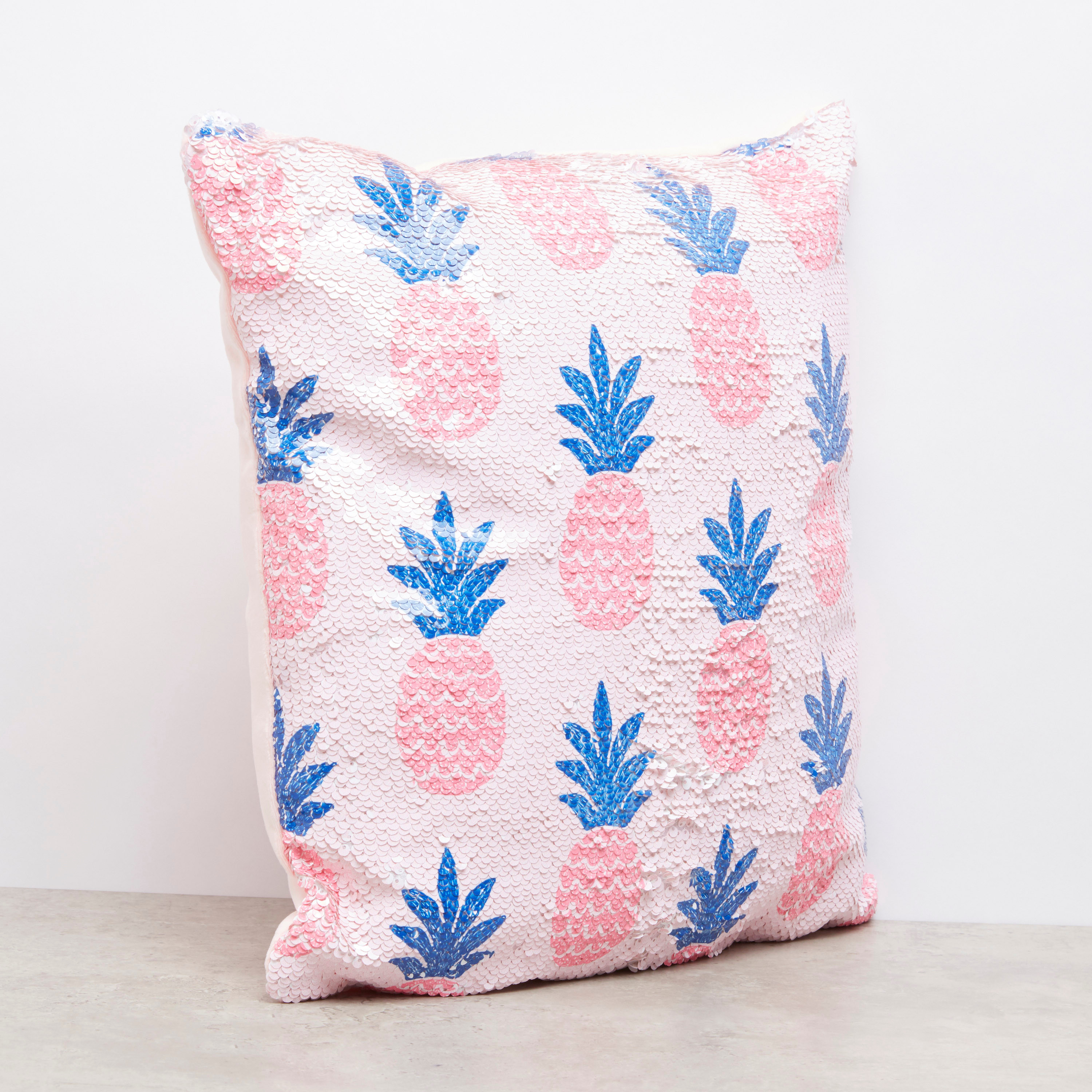 Pineapple cheap sequin pillow