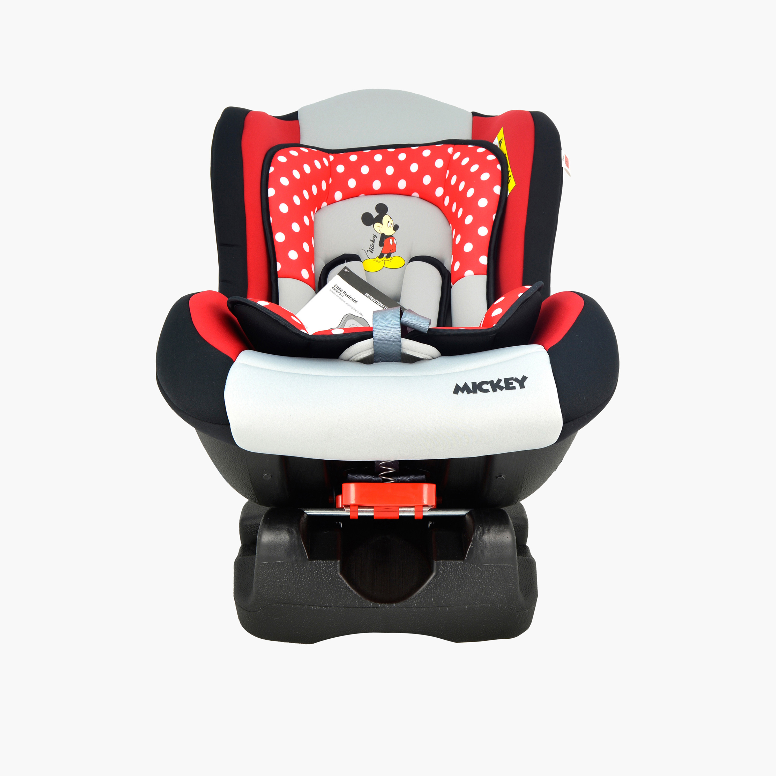 Disney Mickey 3 in 1 Convertible Car Seat Black Red Up to 4 years