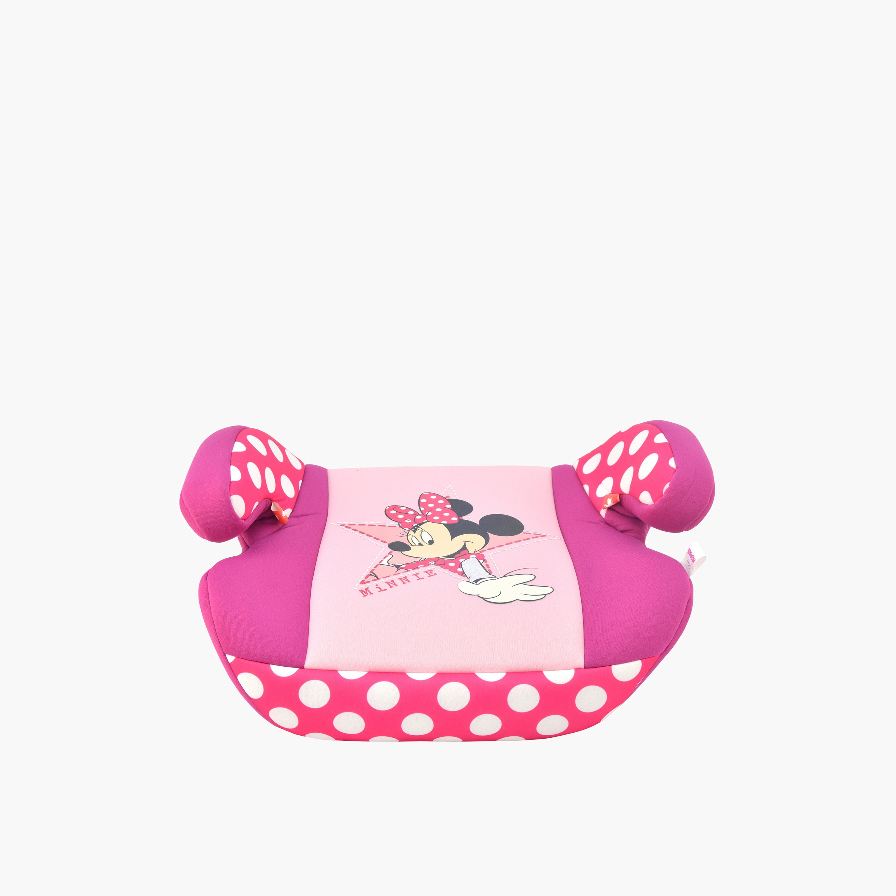 مقعد سيارة مع بوستر من ديزني ميني بدون ظهر - وردي-baby-gear-carseats-image-1
