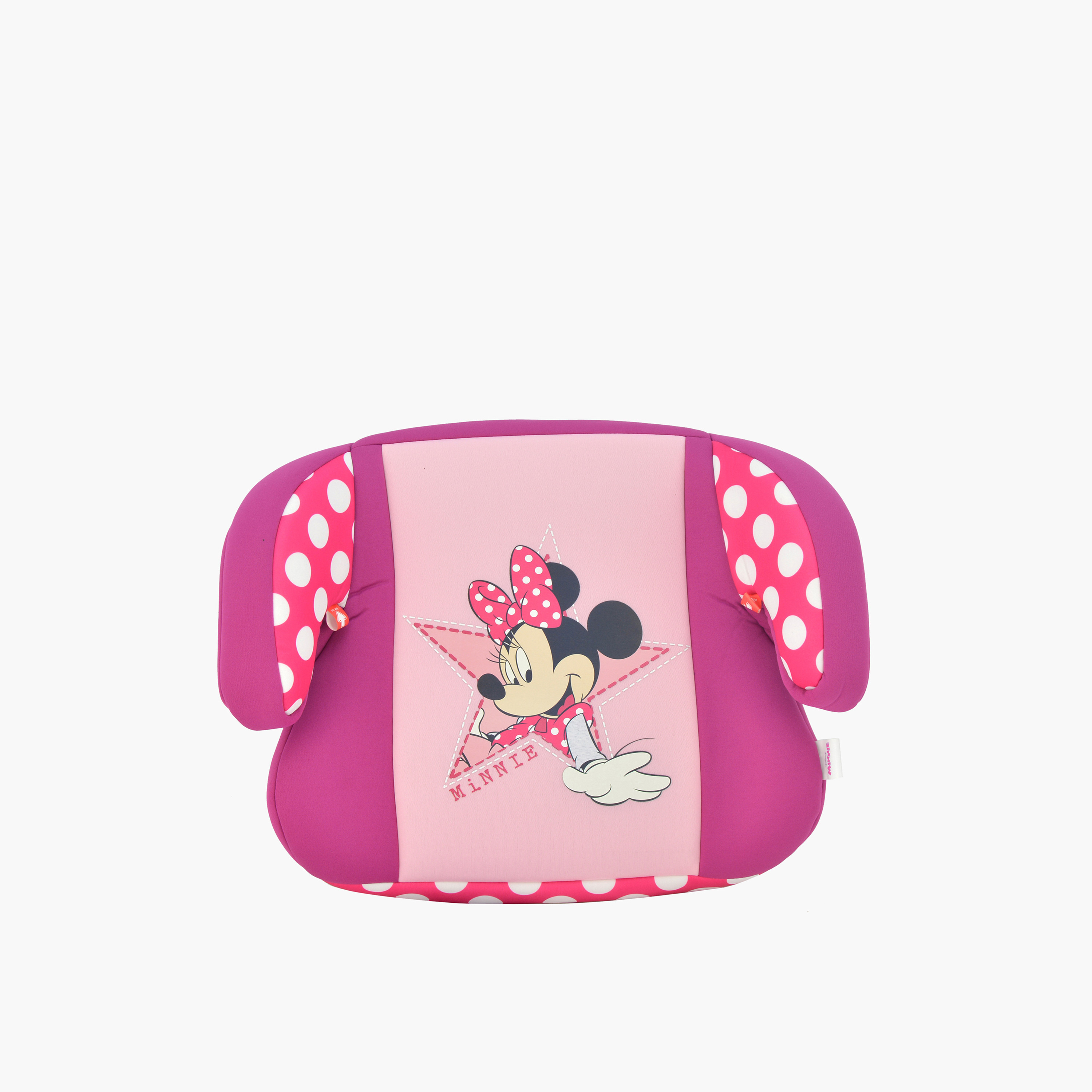 مقعد سيارة مع بوستر من ديزني ميني بدون ظهر - وردي-baby-gear-carseats-image-3