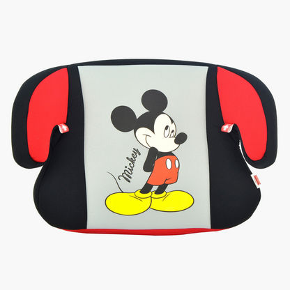 Disney Mickey Backless Booster Car Seat - Black/Red
