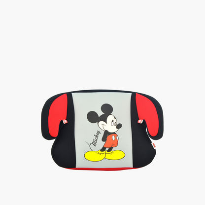 Disney Mickey Backless Booster Car Seat - Black/Red