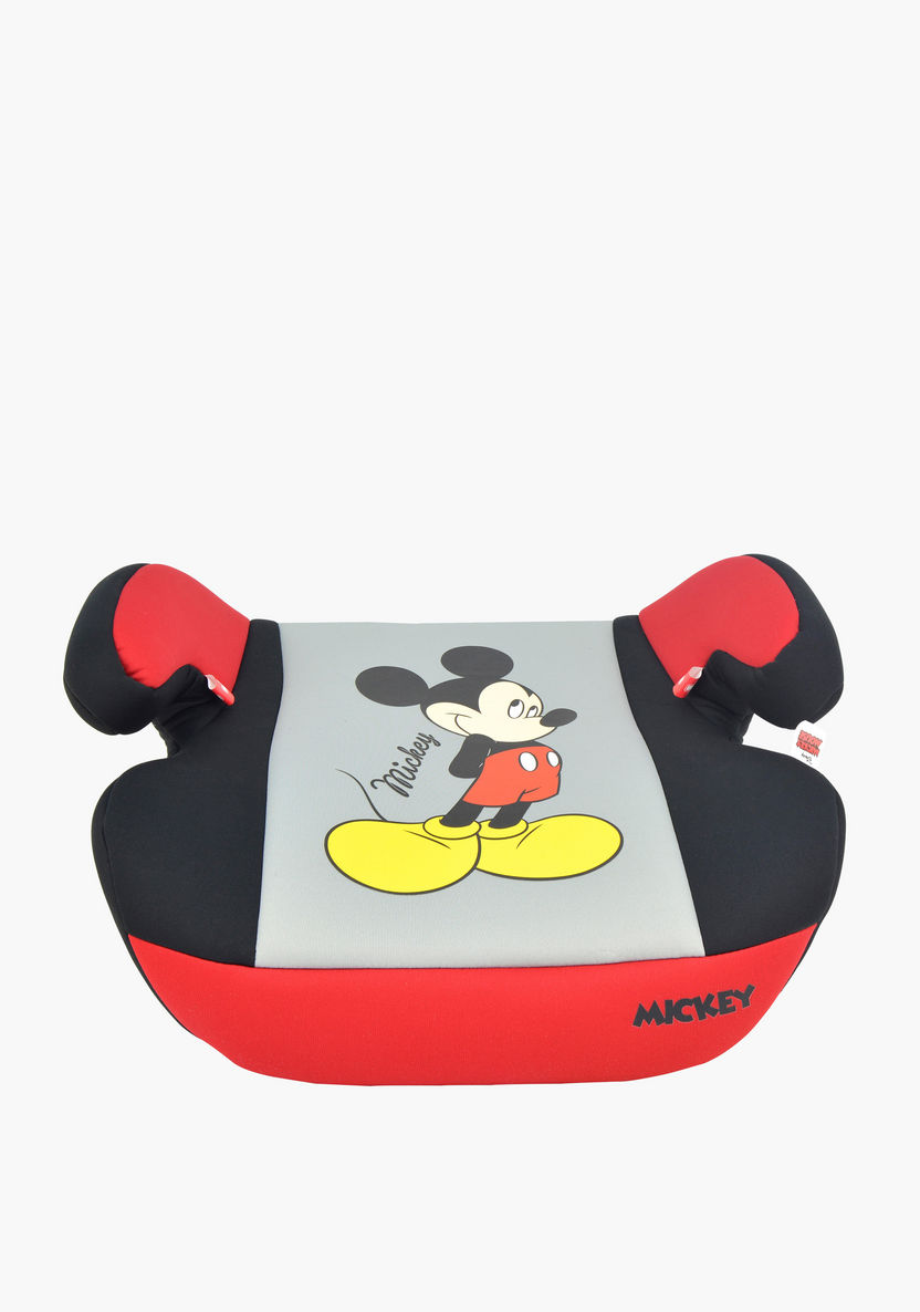 Disney Mickey Backless Booster Car Seat - Black/Red-Car Seats-image-2