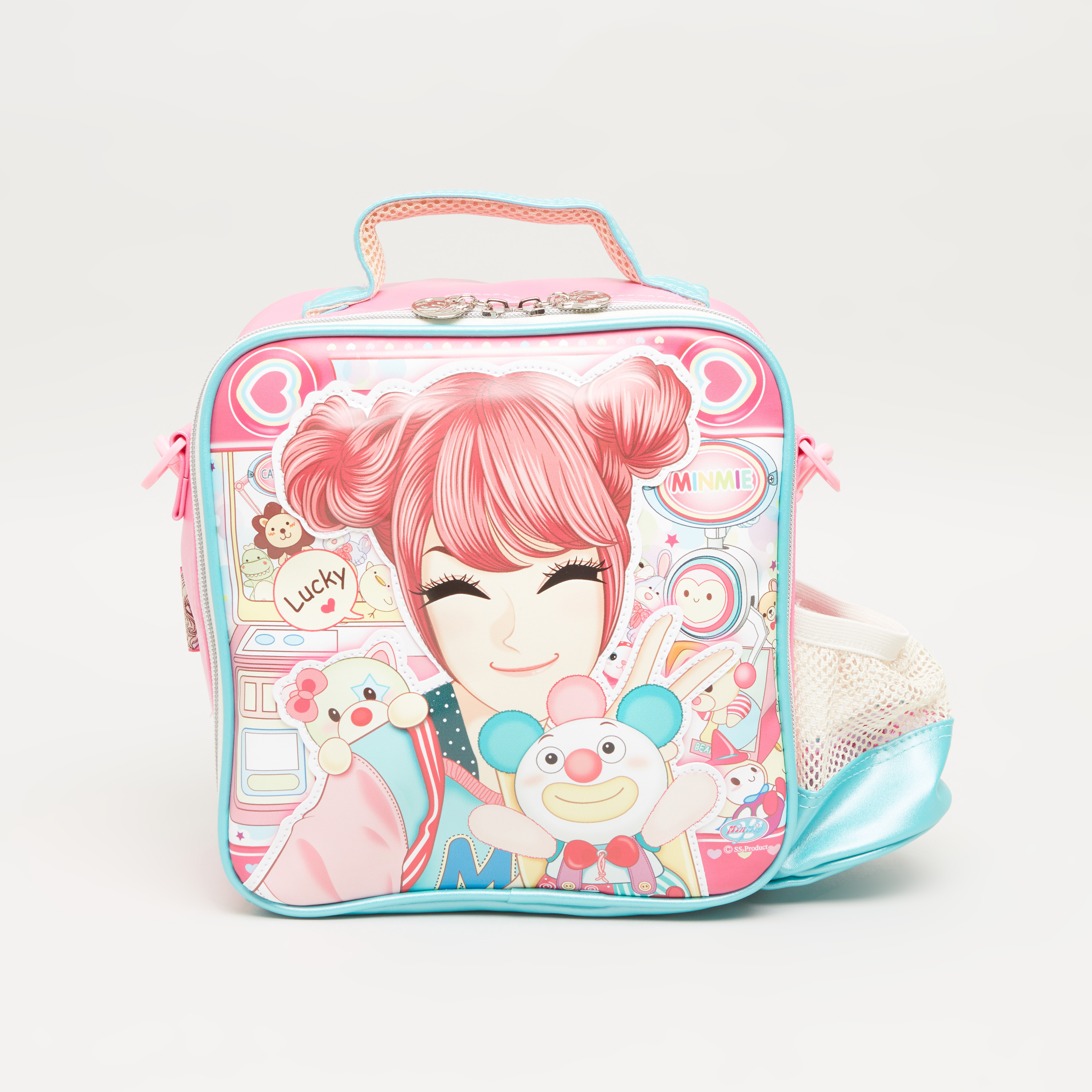 Minmie Bunny Printed Lunch Bag-school-lunchessentials-lunchbags-image-1