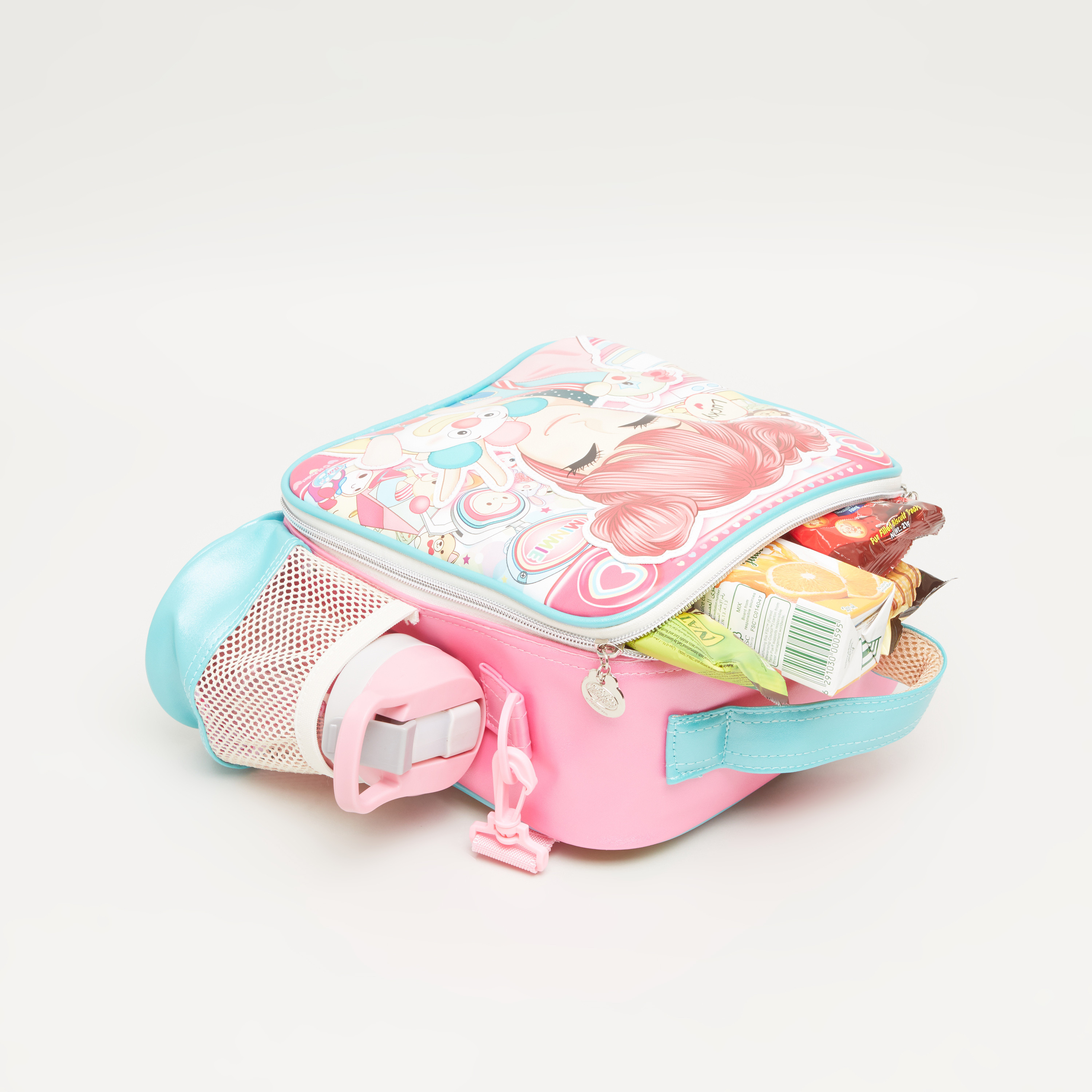 Minmie Bunny Printed Lunch Bag-school-lunchessentials-lunchbags-image-3