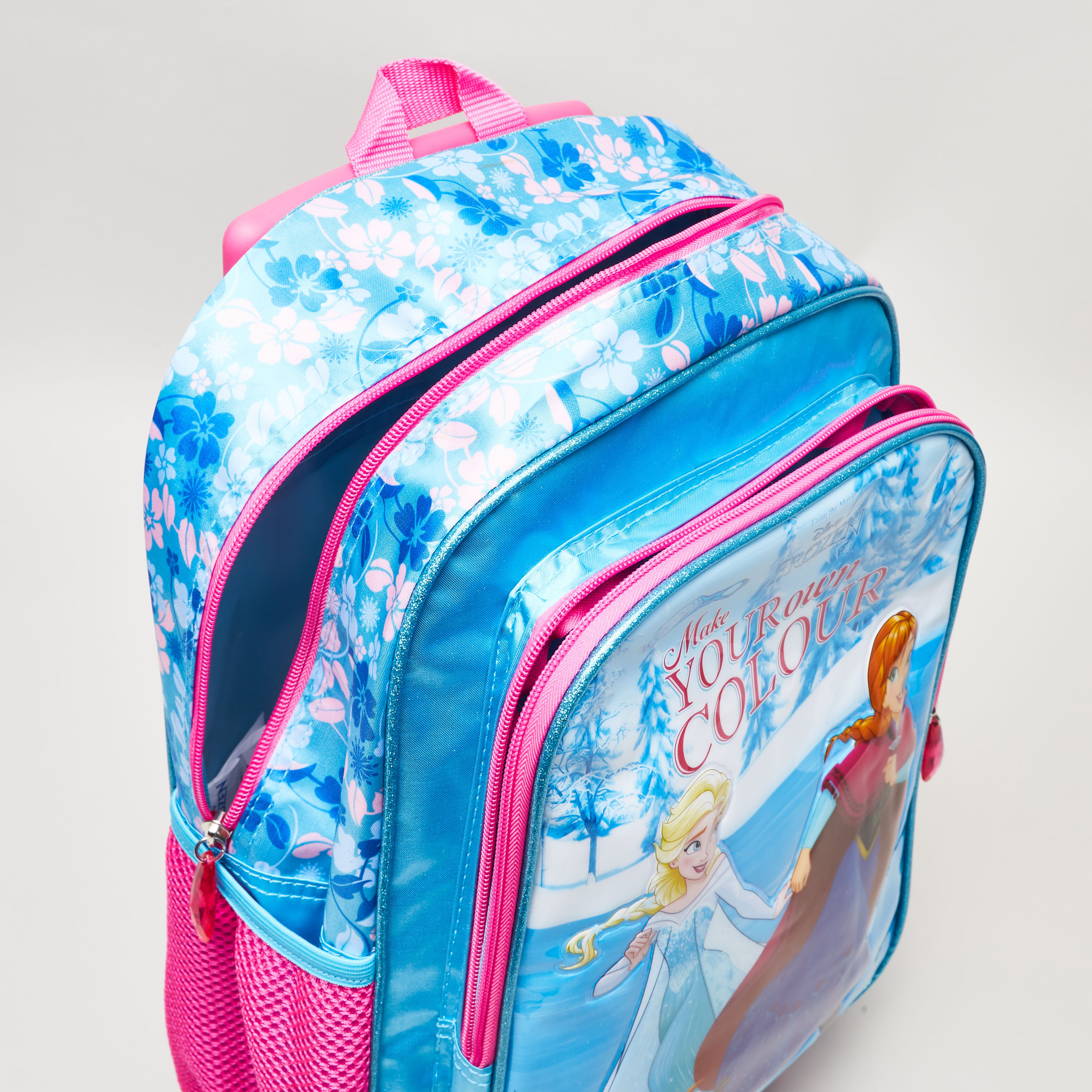طقم حقيبة ظهر بعجلات وطبعات فروزن-  9  قطع-school-bagsandbackpacks-trolleybags-image-6