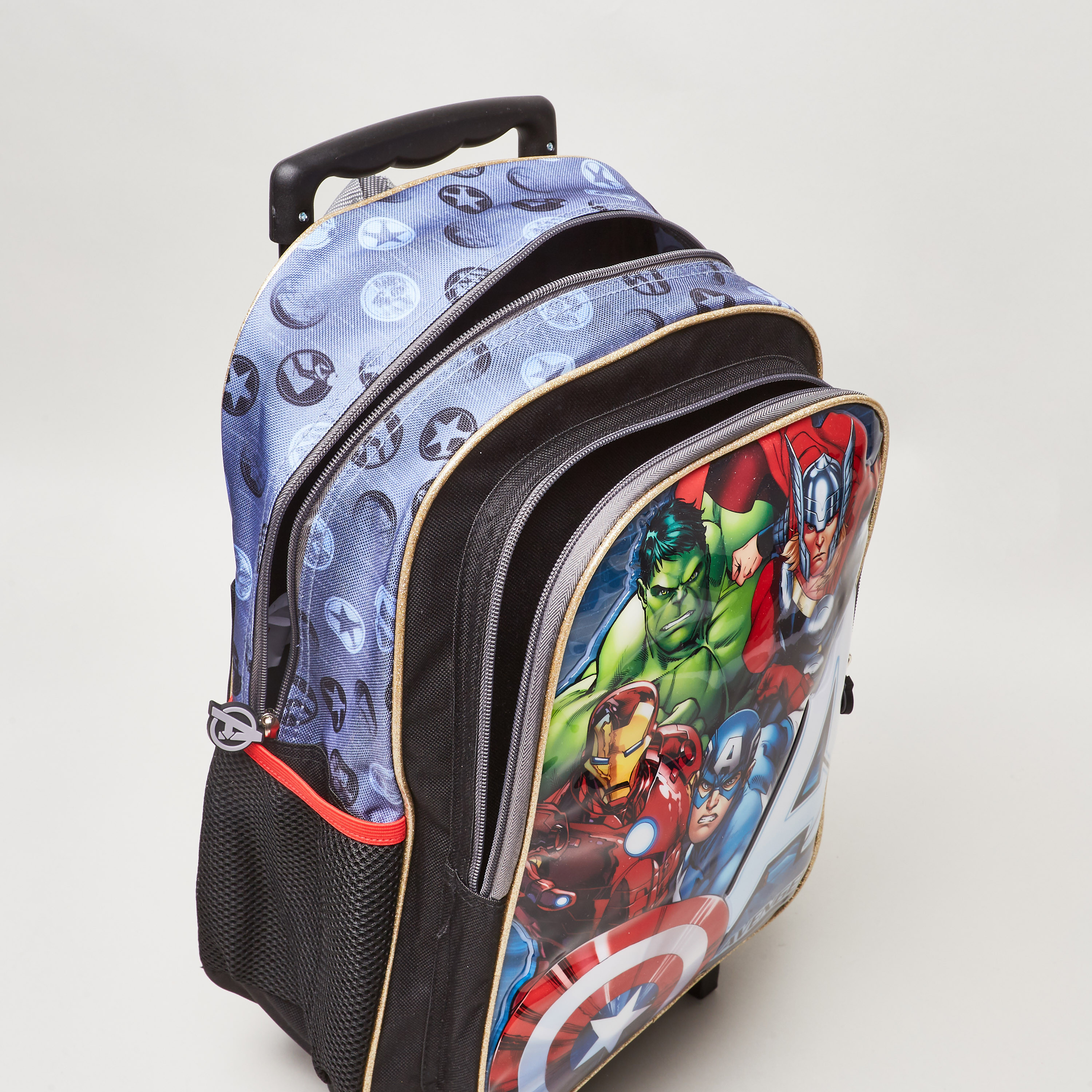 Avengers Print 5-Piece Trolley Set-school-bagsandbackpacks-trolleybags-image-5