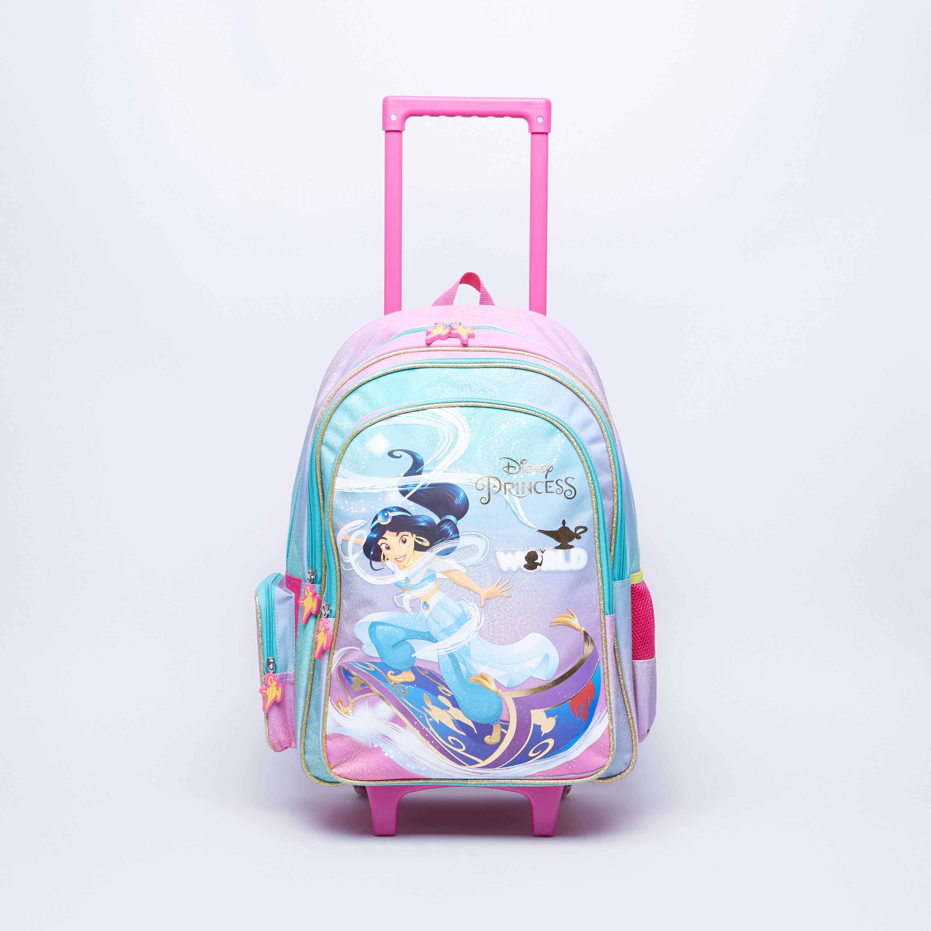 Disney Printed Trolley Backpack with Zip Closure - 32x15x45.7 cms-school-bagsandbackpacks-trolleybags-image-1