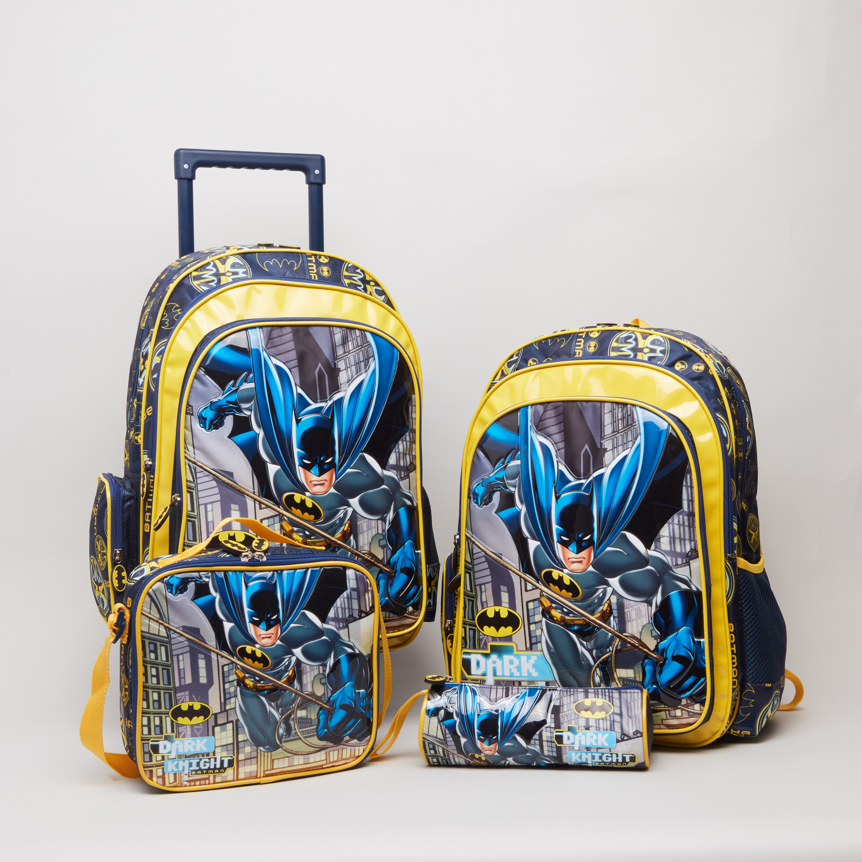 Batman Printed Round Pencil Case-school-stationery-pencilcases-image-2