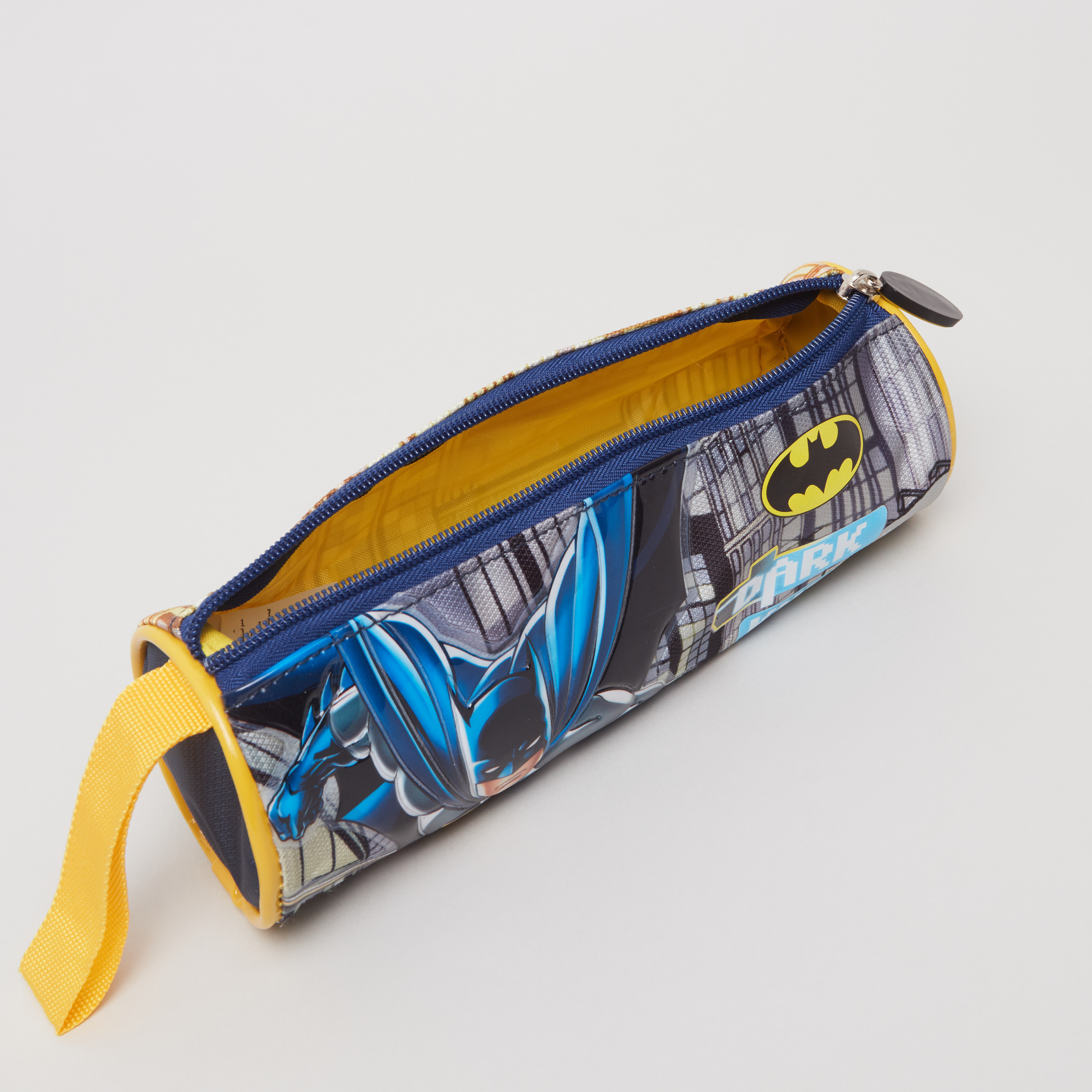 Batman Printed Round Pencil Case-school-stationery-pencilcases-image-4