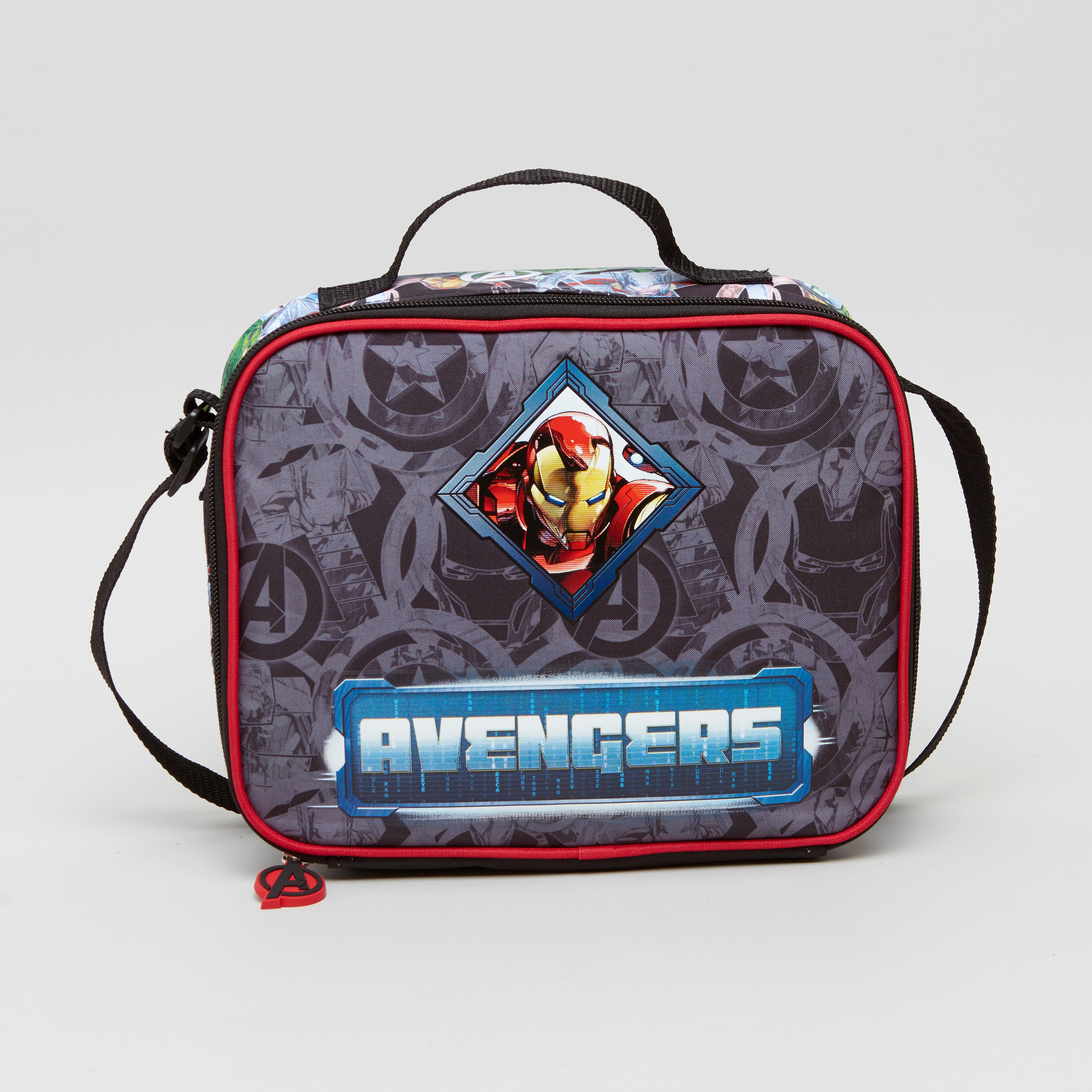 Marvel Avengers Printed Lunch Bag with Zip Closure-school-lunchessentials-lunchbags-image-1