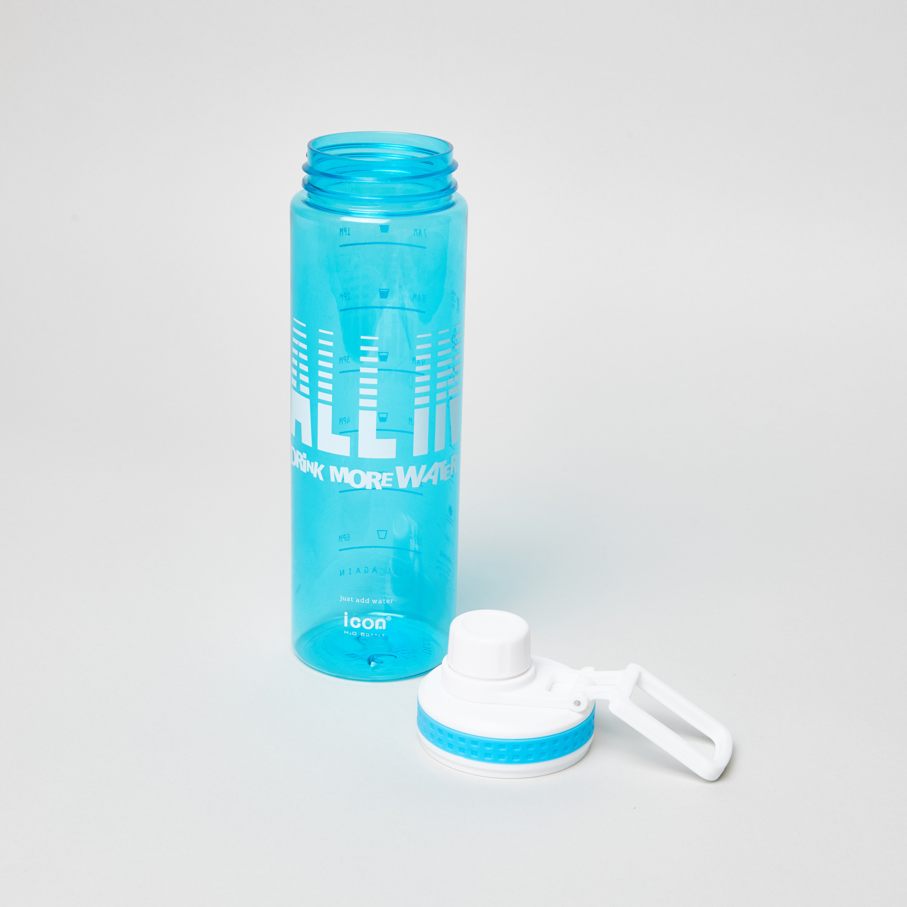 Icon Print Water Bottle with Contrast Lid - 7x7x23 cms-school-waterbottles-image-3