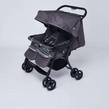 Joie Aire Black Twin Baby Stroller with Multi-Position Recline (Upto 3 years)-Strollers-image-1