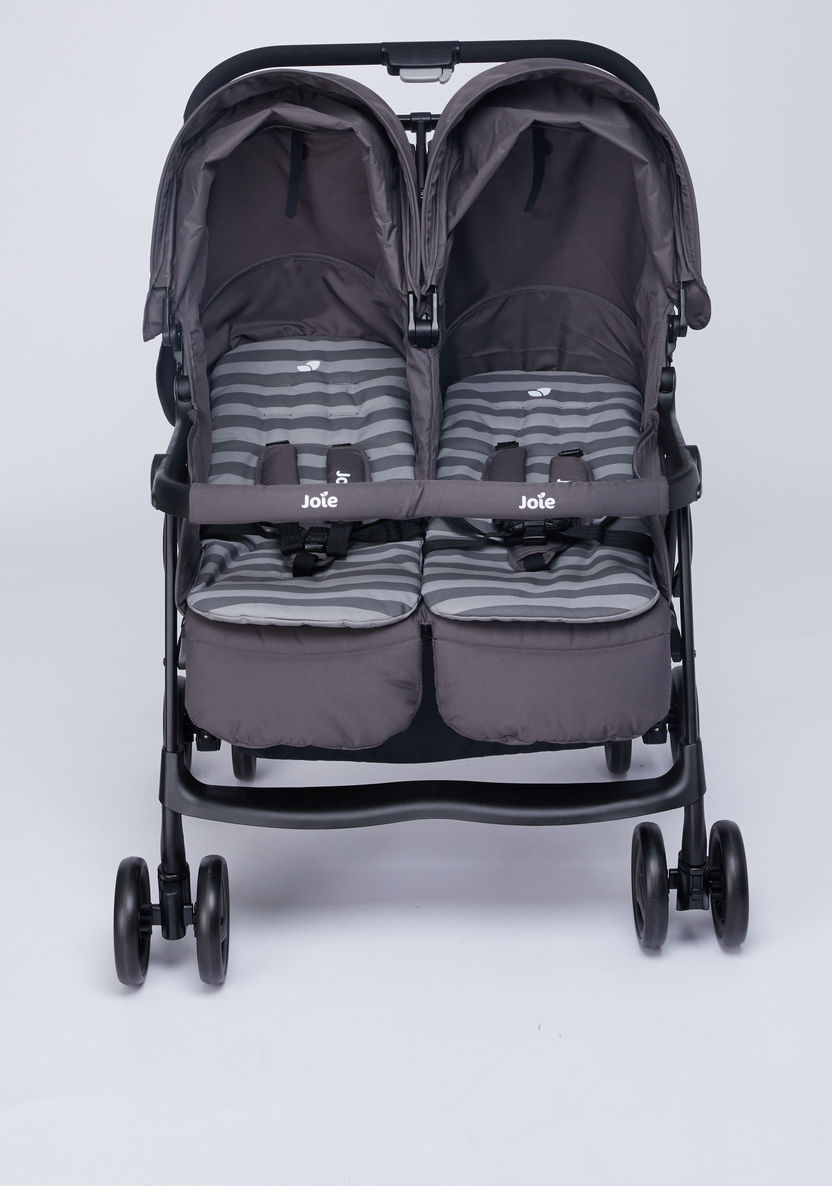 Joie Aire Black Twin Baby Stroller with Multi-Position Recline (Upto 3 years)-Strollers-image-2