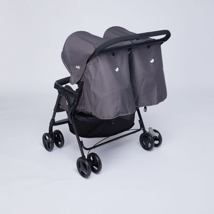 Joie Aire Black Twin Baby Stroller with Multi-Position Recline (Upto 3 years)-Strollers-image-5