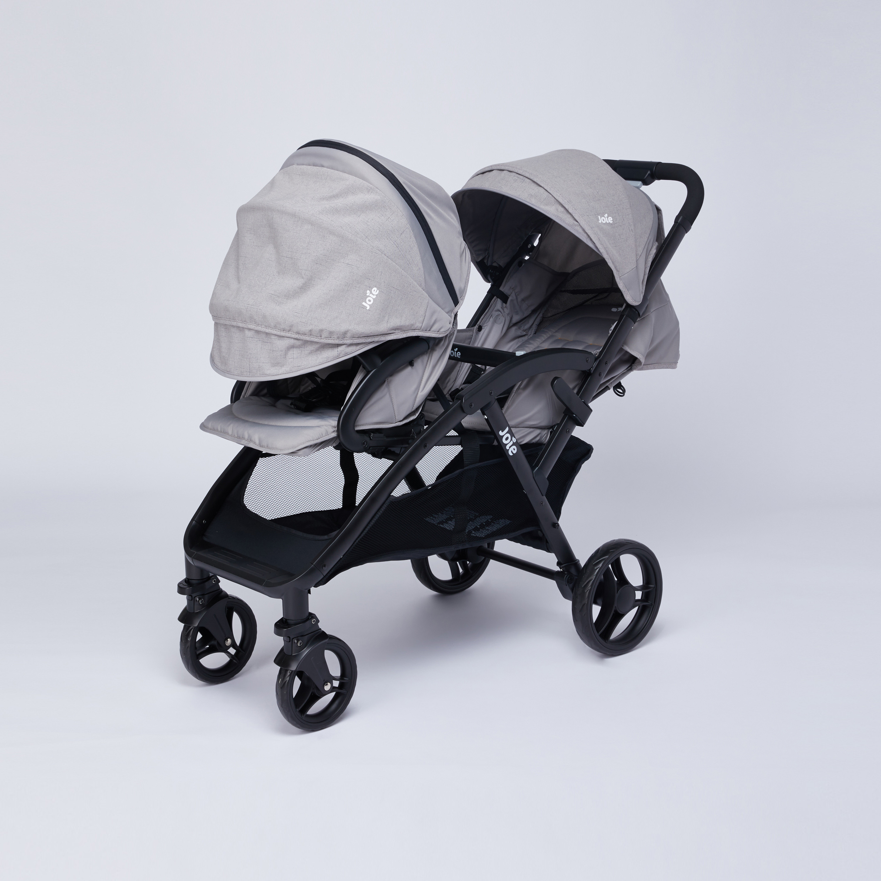 Joie double hotsell buggy grey