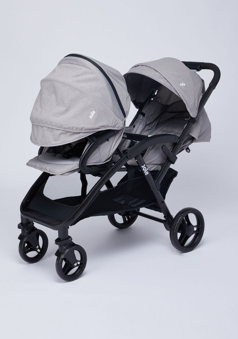 Joie Evalite Grey Duo Baby Stroller with 3 Reclining Positions (Upto 3 years)-Strollers-image-0