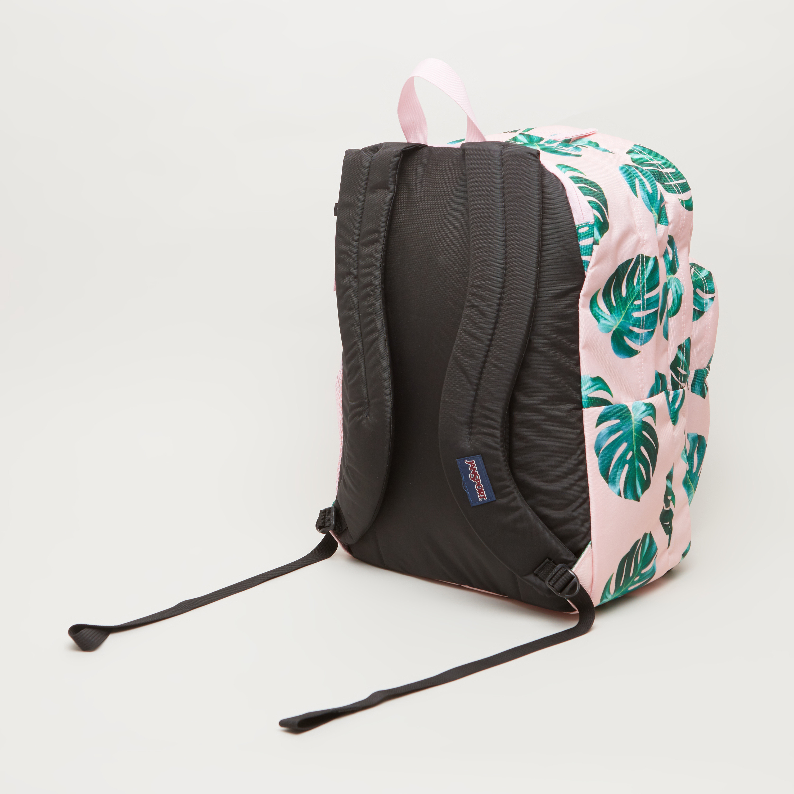 Jansport big student backpack monstera leaves best sale