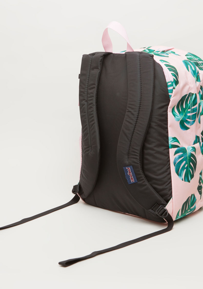 jansport backpack pink with leaves SuperBreak Plus The future belongs to those who have the gear to get there Jansport Big Student Backpack Monstera