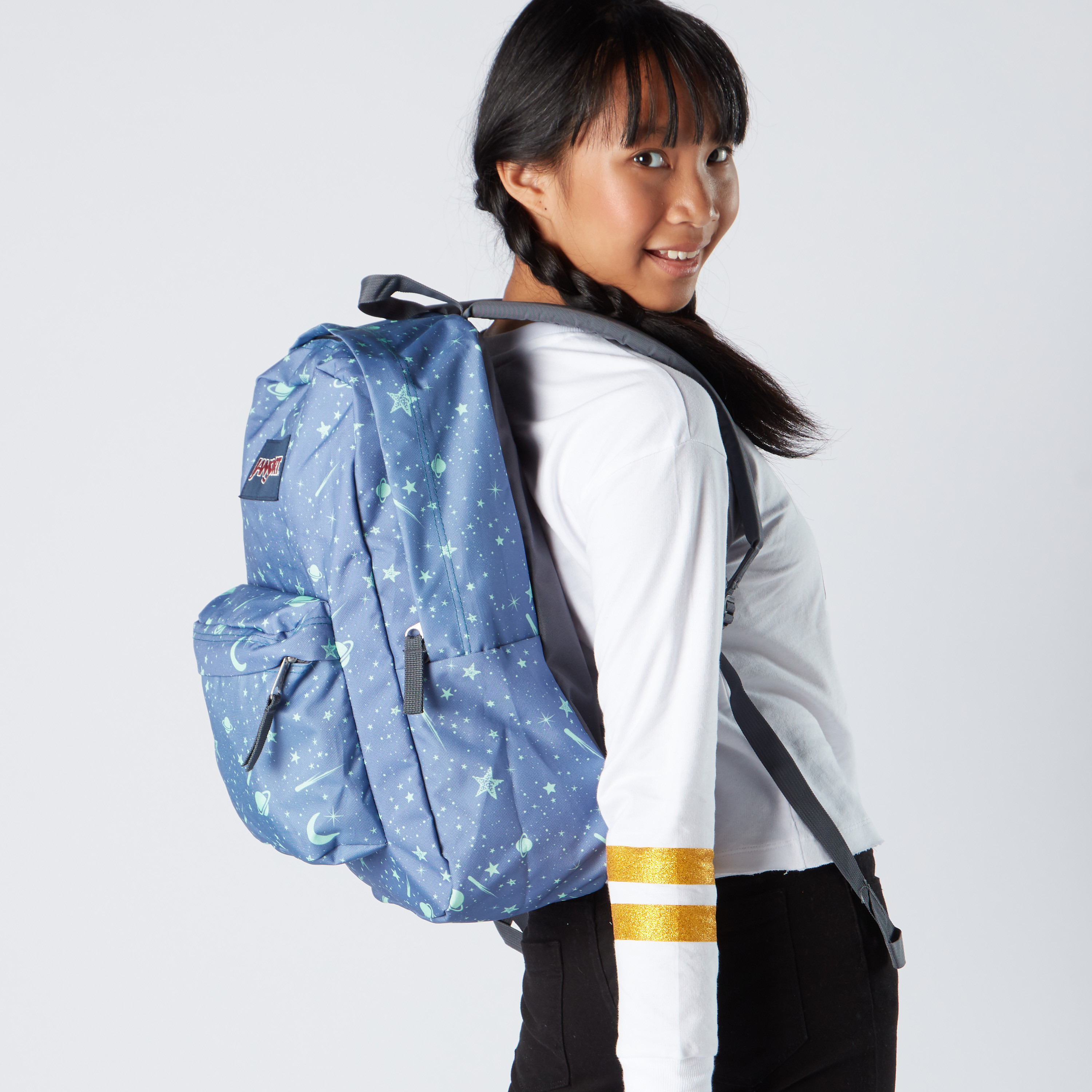 Jansport grey 2024 mystic cosmos